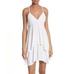 New‎ ALICE + OLIVIA Delilah Stretch Silk Slip Dress